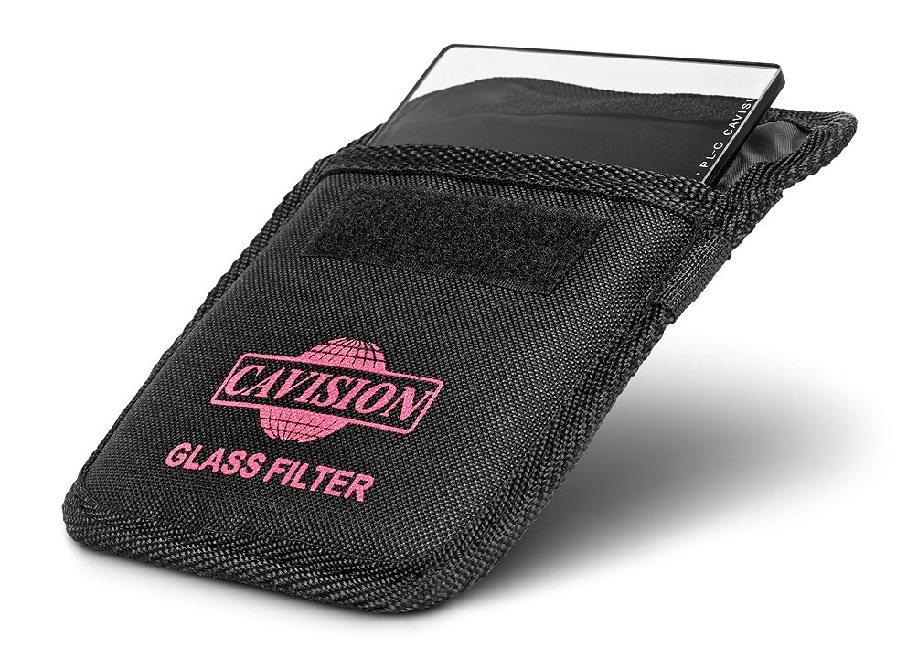 Cavision PLC Filter eingesteckt in Tasche