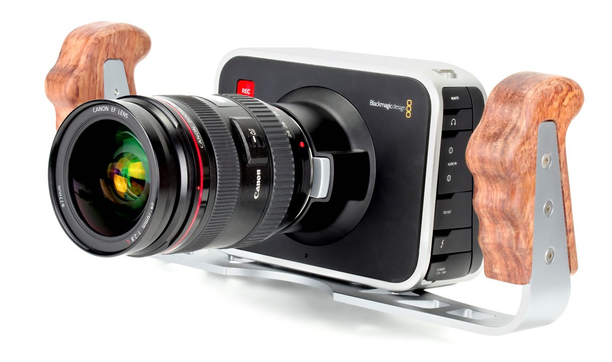 BlackMagic Camera mit Cinema Handles