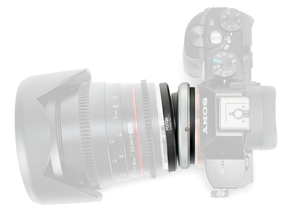 Fotga TS-EF-NEX Tilt/Shift Objektivadapter Canon EF/EF-S zu Sony E-Mount