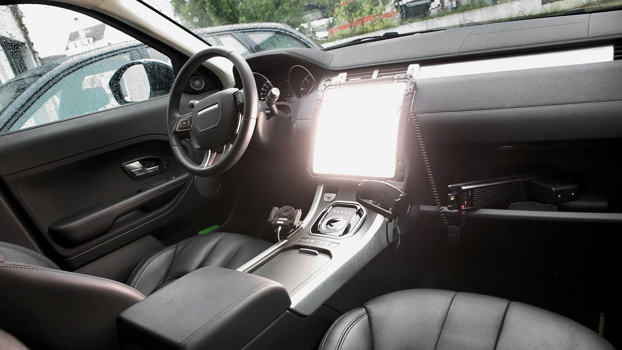 Flexible LED Leuchte im Auto