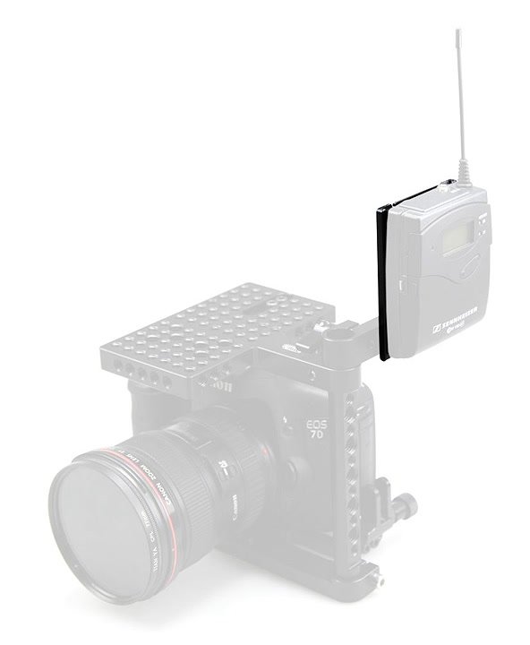 Canon 5D mit Cage und Sennheiser G3