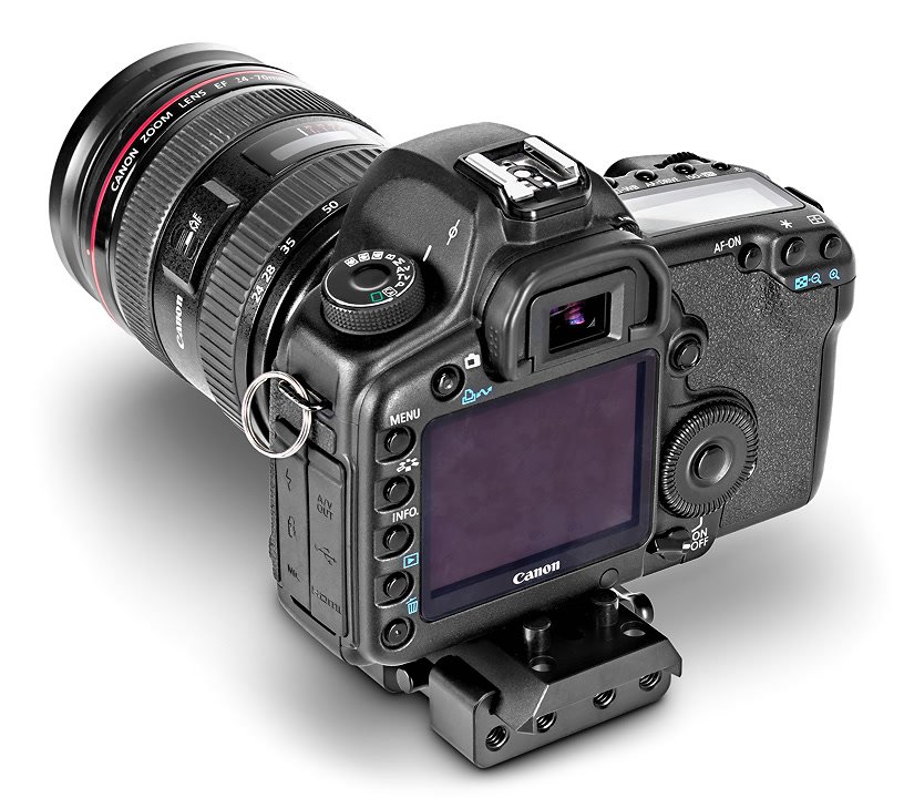 Canon 5D Mark II auf Manfrotto Quick Release Pack