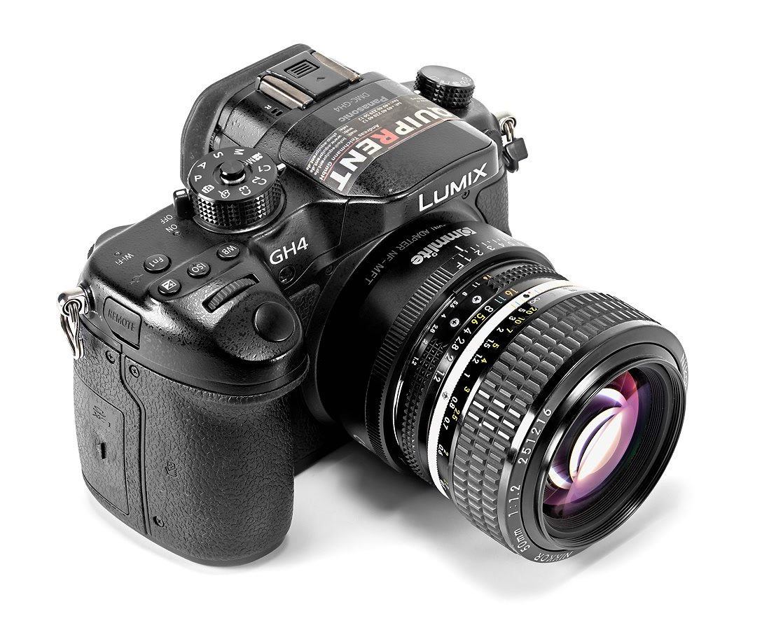 Manuelle und elektronische Nikon F Objektive passen an MFT Kameras