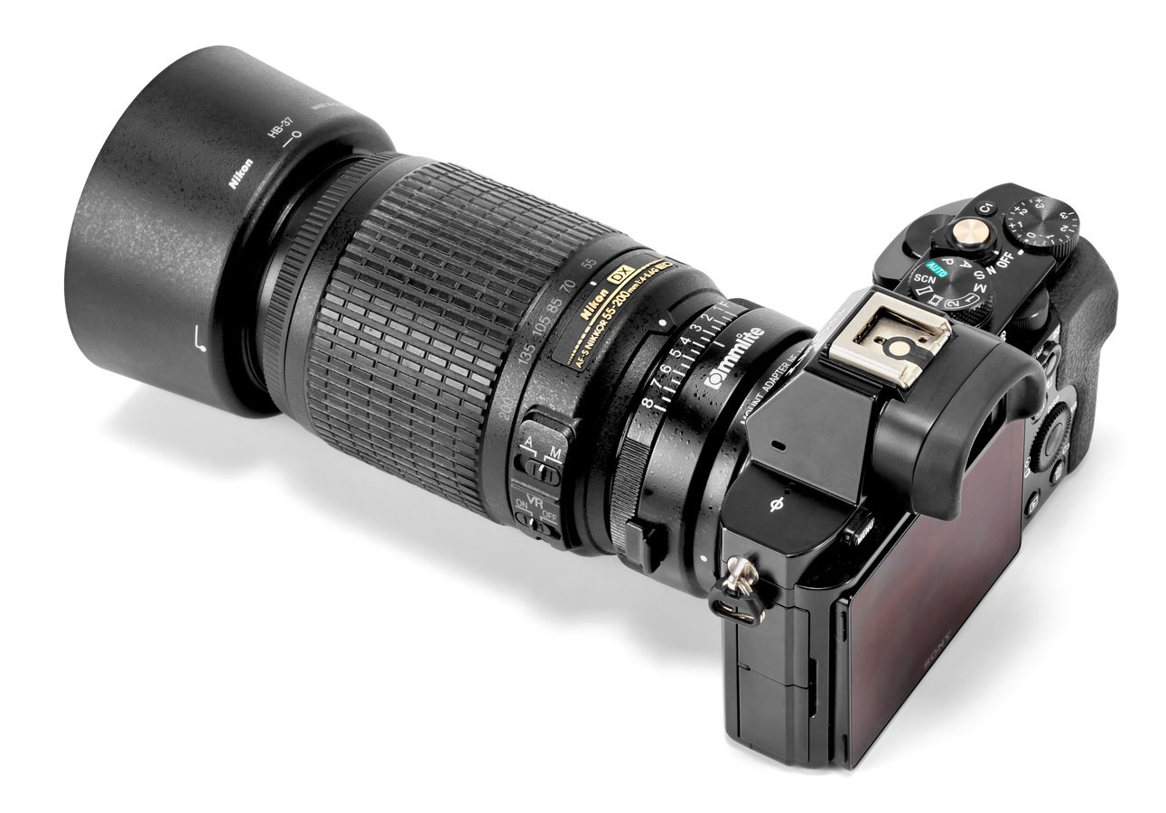 Sony A7S mit adaptiertem Nikon F Objektiv