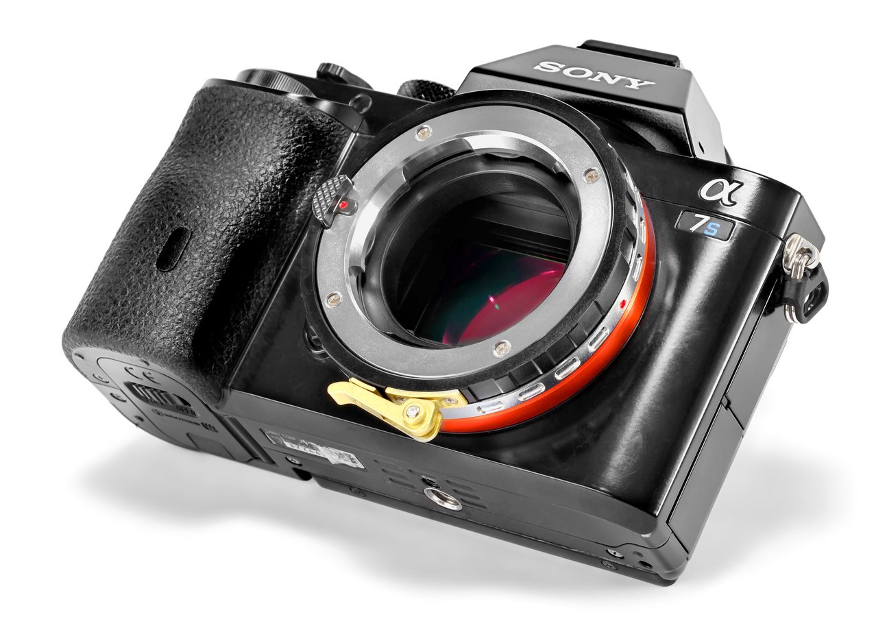 Sony A7S mit Objektivadapter fr Leica M