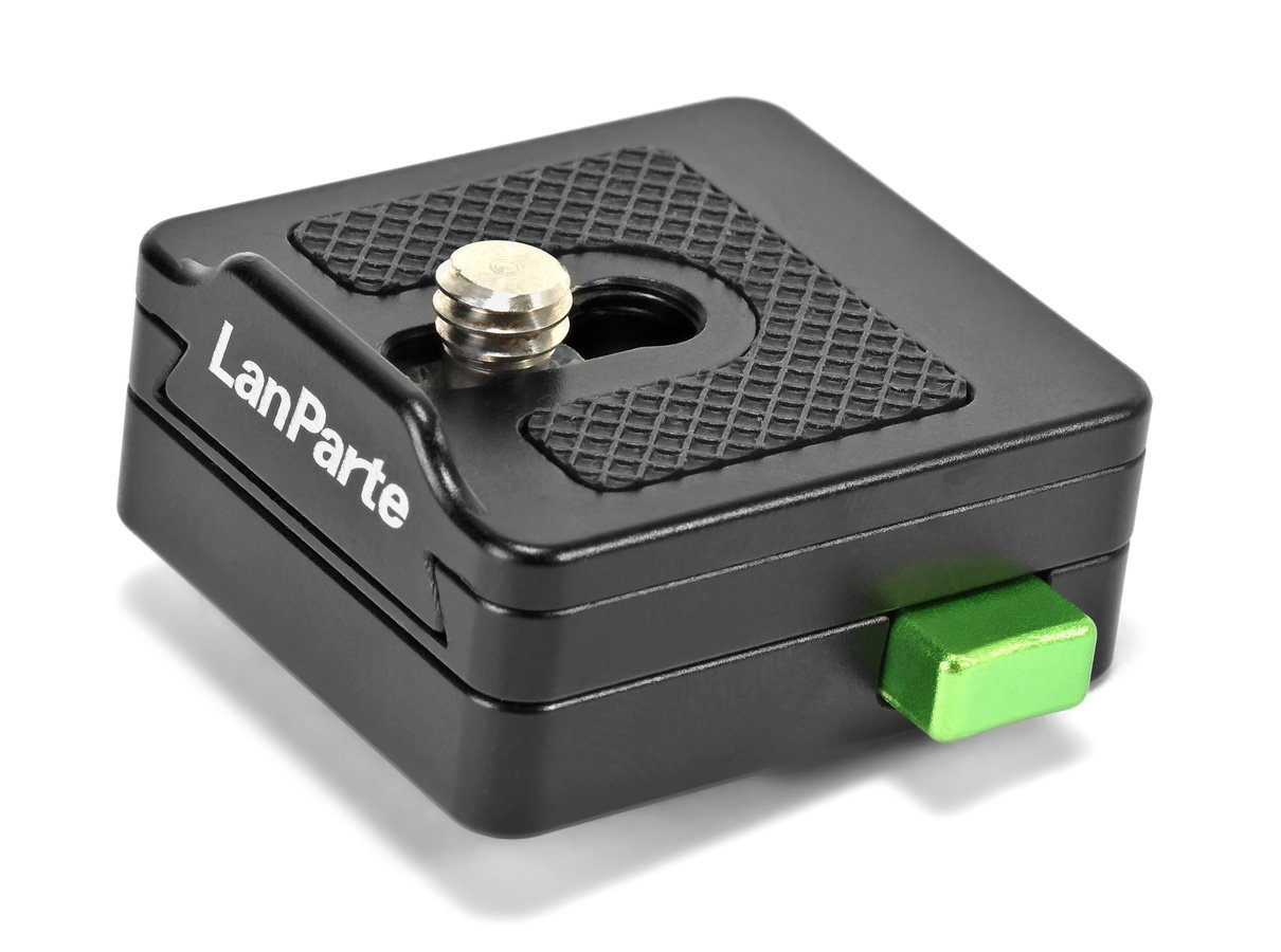 Lanparte MQR-03 Quick Release Adapter mit 1/4 Zoll Gewinde (flach)