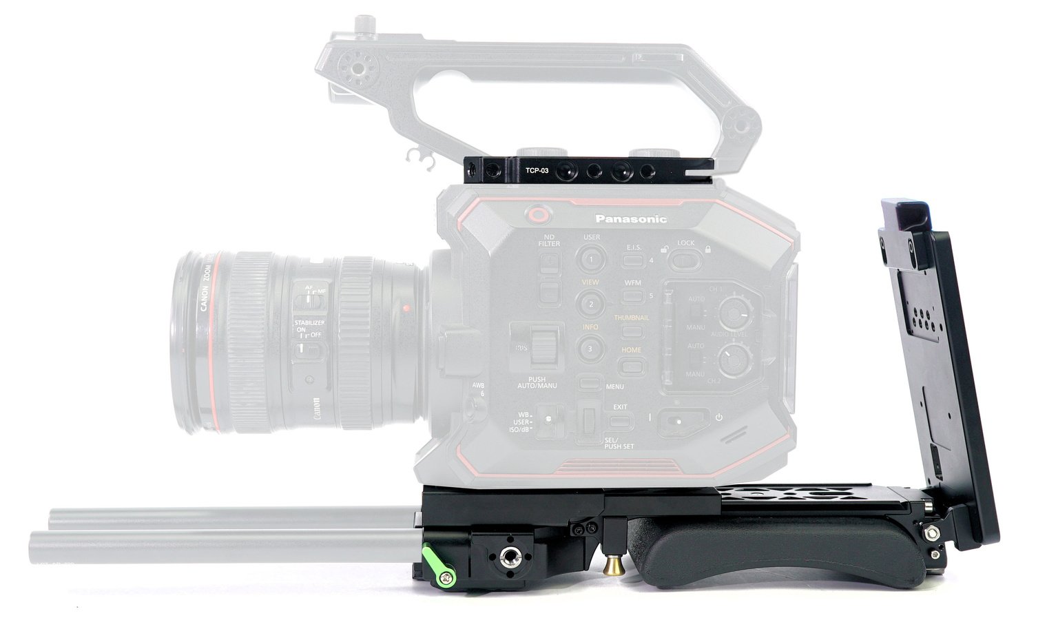 Lanparte EVA1K2-01 kompaktes Rig Kit für Panasonic EVA.
