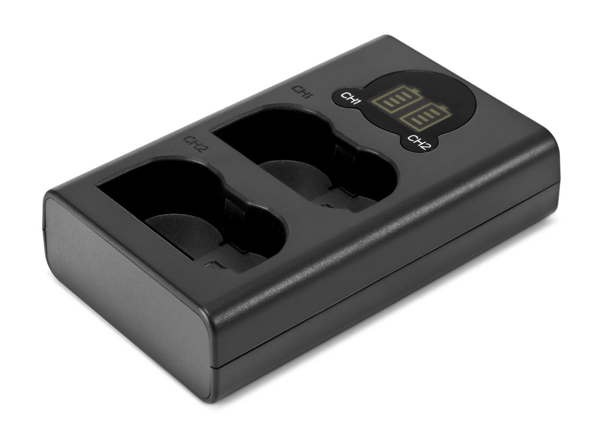 ROKO TCU2-EL15 Doppel-Ladegerät mit USB für Nikon EN-EL15 Akkus