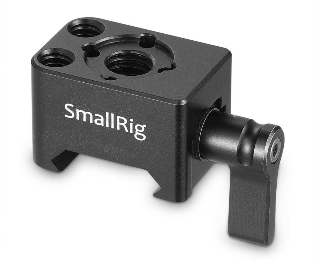 SmallRig 2207 mini NATO Rail Adapter mit 1/4 und 3/8 Zoll locating pin.