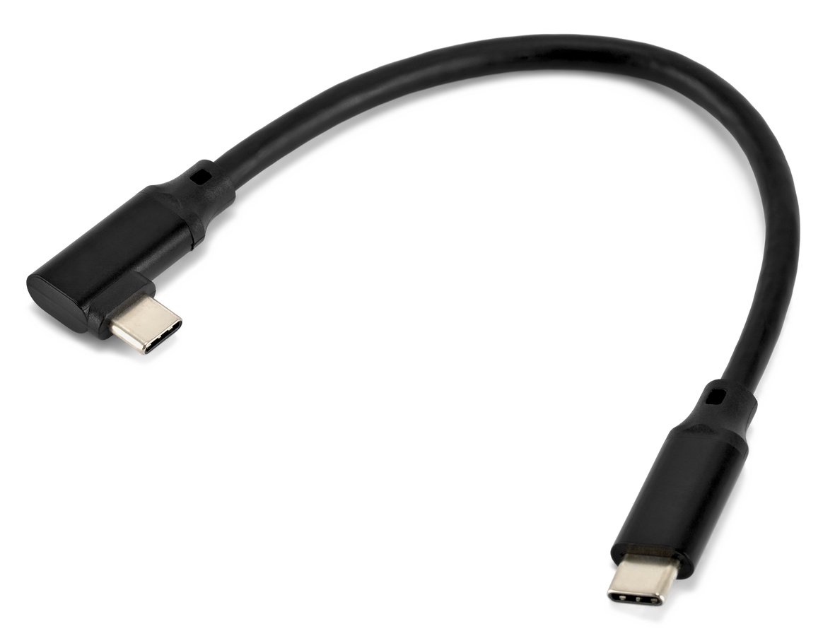 ROKO UCC90II kurzes USB-C Gen 3.1 Kabel mit 90 Grad Stecker (20cm)