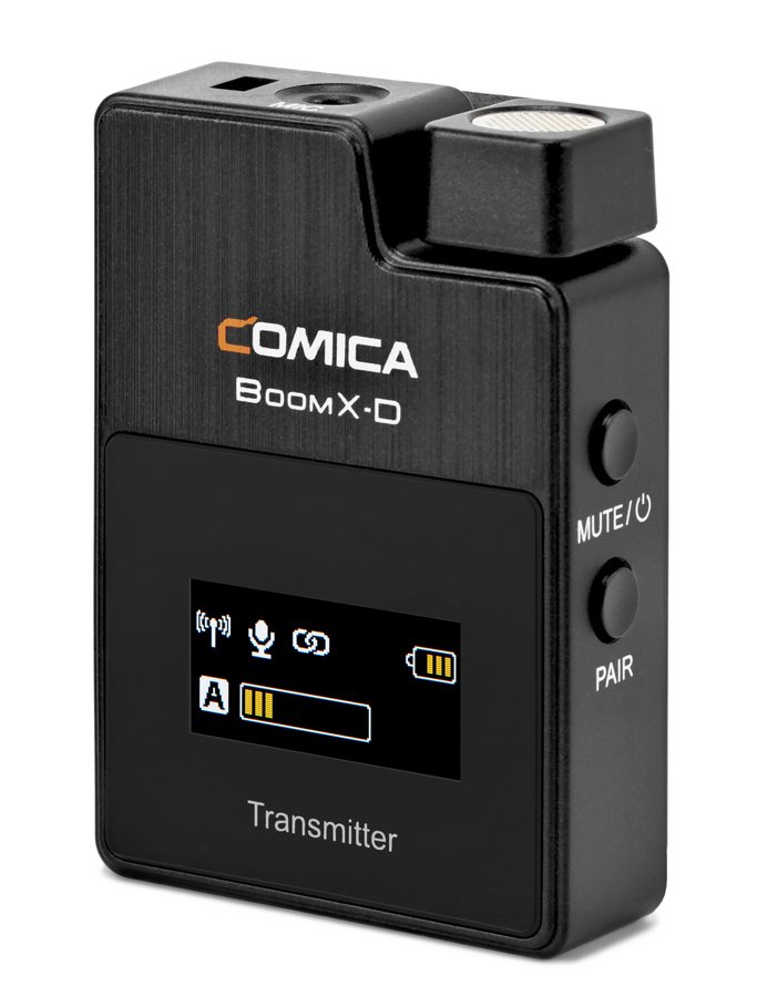 Comica BoomX-D TX 2.4Ghz Funkaudiosender mit eingebautem Mikro