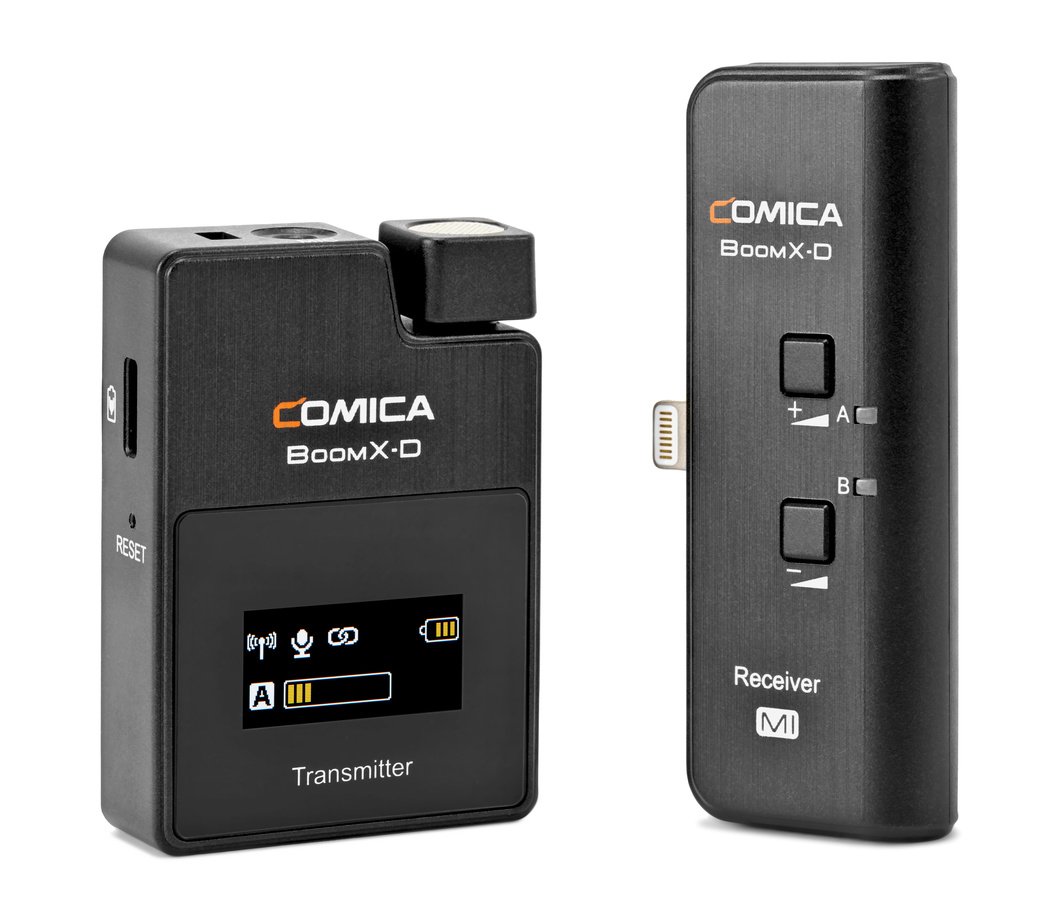 Comica BoomX-D Mi1 Audiofunk-Kit (1x Sender 1x Empfänger für Lightning)