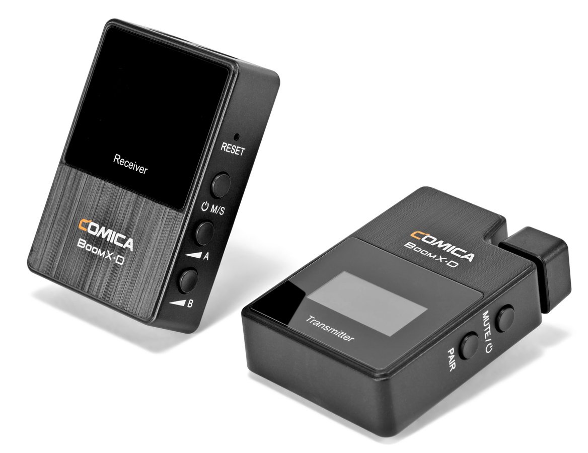 Comica BoomX-D D1 Audiofunk-Kit (1x Sender 1x Empfänger mit 3.5mm Klinke) Foto Nr. 1