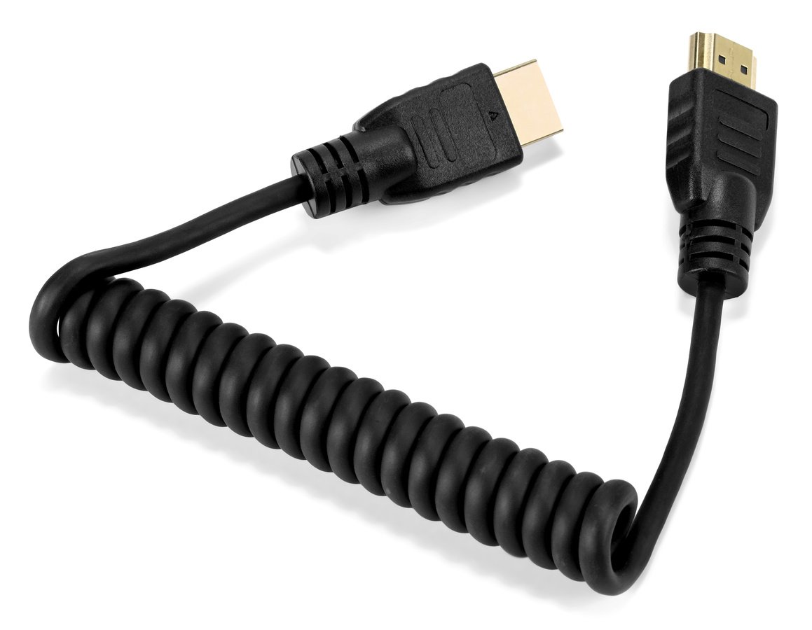 ROKO H1111A HDMI 1.4 Typ A/A Spiralkabel (30-60cm)