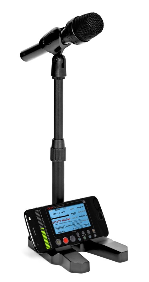 Lanparte MPS-D2 Mikrofon Tischstativ mit Smartphone Halterung