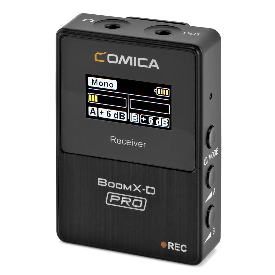 Comica BoomX-D PRO RX 2.4Ghz Zweikanal Audio-Empfnger