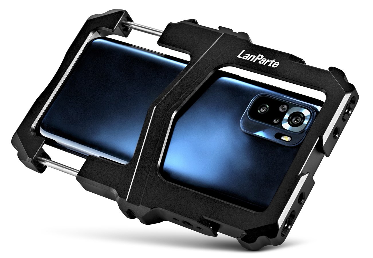 Lanparte BPC-02 Smartphone Cage aus Aluminium, kompakt und universell