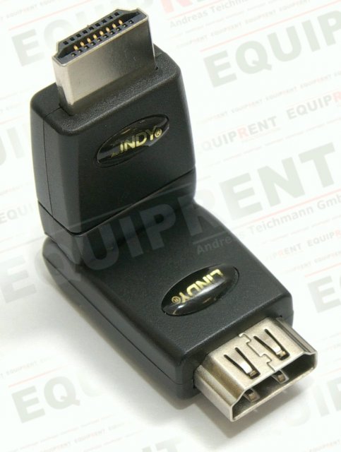 LINDY Premium HDMI 360 Grad Winkel-Adapter Typ A/A