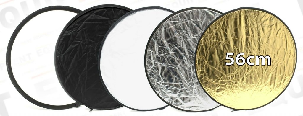 ROKO Reflektor 5 in 1 Weiss/Schwarz/Diffus/Gold/Silber (56cm)