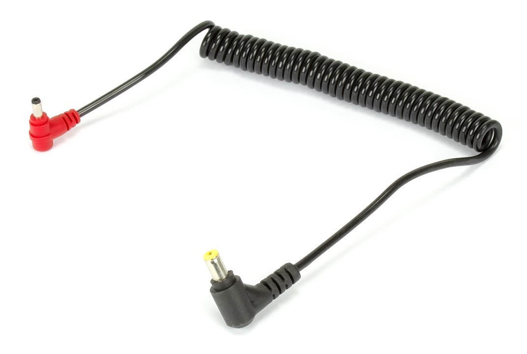 Lanparte Spiralkabel für Akkudummy an Spannungswandler / Battery Pinch.