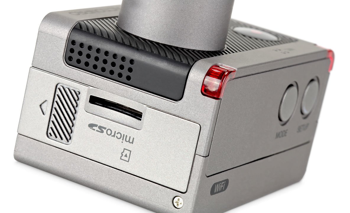 Micro SD Kartenslot der ActionPro X7 Actionkamera